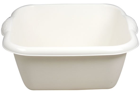 Bassine carrée plastique - 6 L (31,5x29x12,5cmh)